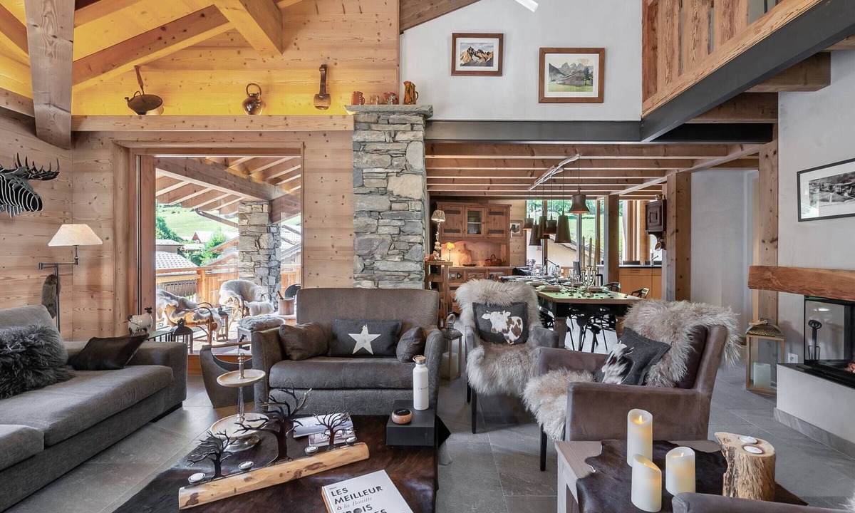 Le Bettaix Apartment | Mountain Duplex 4 Bedrooms, Near Ski and Fireplace