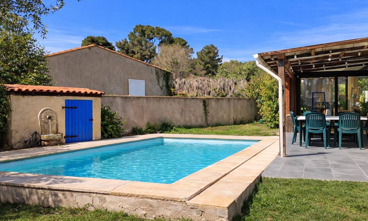 Saint-Chamas House | Private pool villa ☀️ not overlooked Air conditioning - 3ch - Terrace/parking
