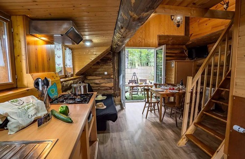 Burnhaupt-le-Haut Ski Chalet | Ballon d'Alsace Log Cabin for 6 People