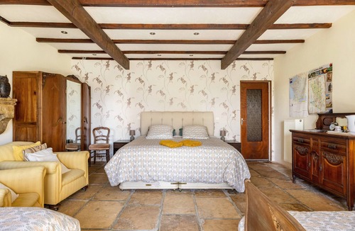 Sanxay Bed & Breakfast | Flagstone Guest Room with Shared Pool, Private Terrace and Wi-Fi