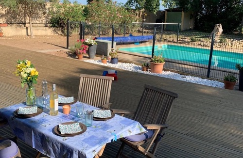 Capestang House | Gite1 T3 with swimming pool in the heart of the vineyards