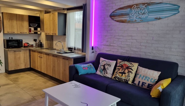 Apartment-Comfort-Terrace-Ensuite with Shower-Meublée de tourisme
