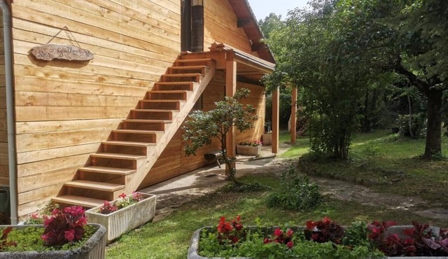 Apartment 'Les Grillons' with Mountain View, Shared Garden and Wi-Fi