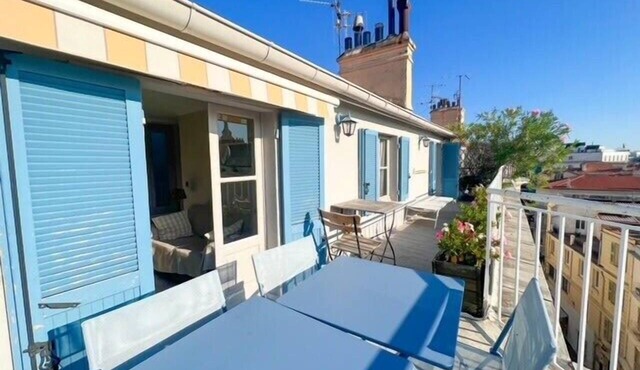Cannes: Duplex 5 bedrooms Apartment with terraces 1 minute from the Palais