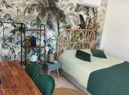 Chambre 2 pers SPA Piscine