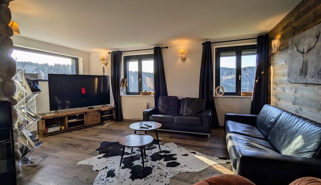 House panoramic view, parking - 2 guests