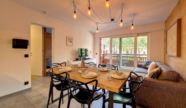 Modern 2-room apt · 6 pers · Near slopes · South/West balcony