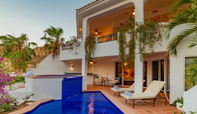Pedregal Villa w/ Pool, Hot Tub, Walk to Town, Near Swim Beach & Ocean Views