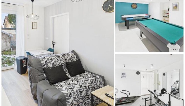 T2 moderne - jardin privatif - Salle de jeux et de sport - Appartement 03